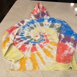 Abercrombie & Fitch Trevor Project tie dye hoodie, men’s SZ S
